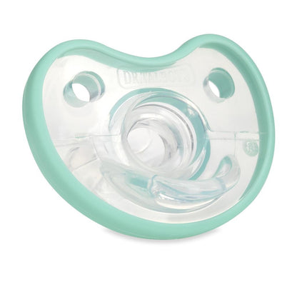 Dr. Talbot's Flat Orthodontic Pacifiers (Aqua & White, Medium, 0-6m)