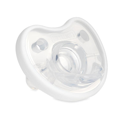 Dr. Talbot's Flat Orthodontic Pacifiers (Aqua & White, Medium, 0-6m)
