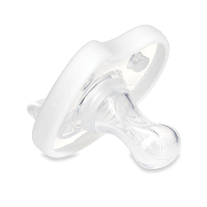 Dr. Talbot's Flat Orthodontic Pacifiers (Aqua & White, Medium, 0-6m)