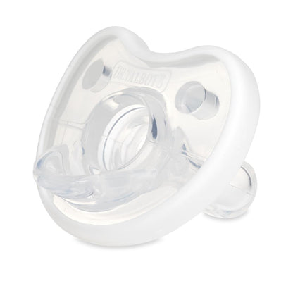 Dr. Talbot's Flat Orthodontic Pacifiers (Aqua & White, Medium, 0-6m)
