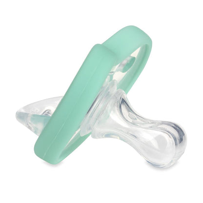 Dr. Talbot's Flat Orthodontic Pacifiers (Aqua & Pink, Small, 0-6m)
