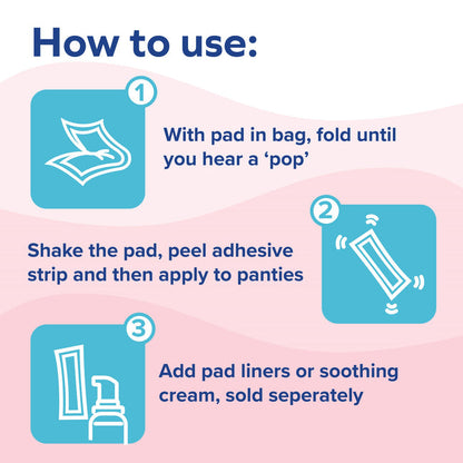 Dr. Talbot's Postpartum Ice Pads, Instant Cooling Relief - Pack of 8