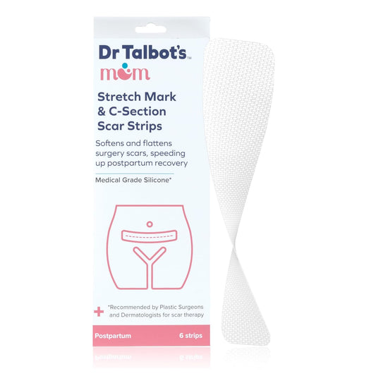 Dr. Talbot's C-Section Silicone Scar Patches, Reusable - Pack of 6