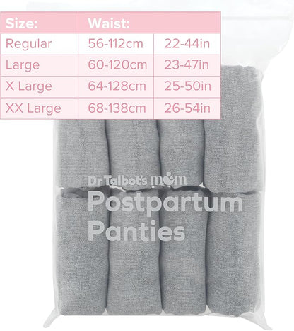 Dr. Talbot's Postpartum Disposable Underwear (XL) - Pack 8