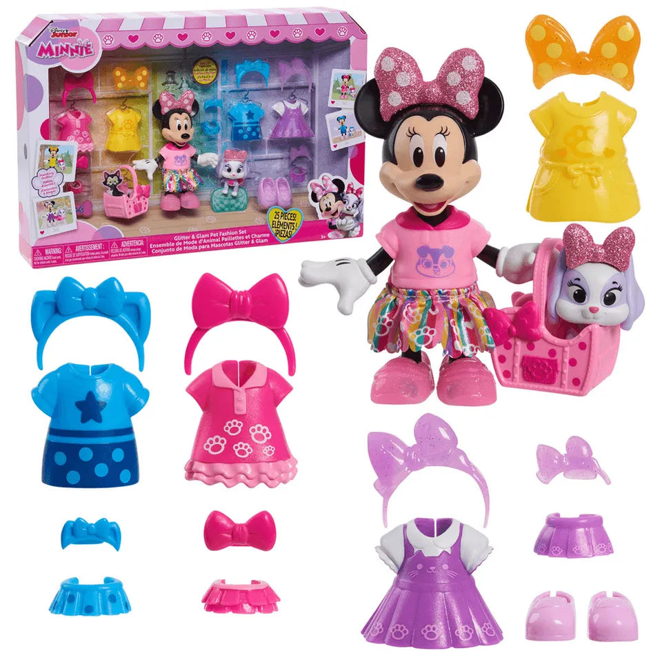 Disney Minnie Mouse - Glitter & Glam Pet Fashion Set