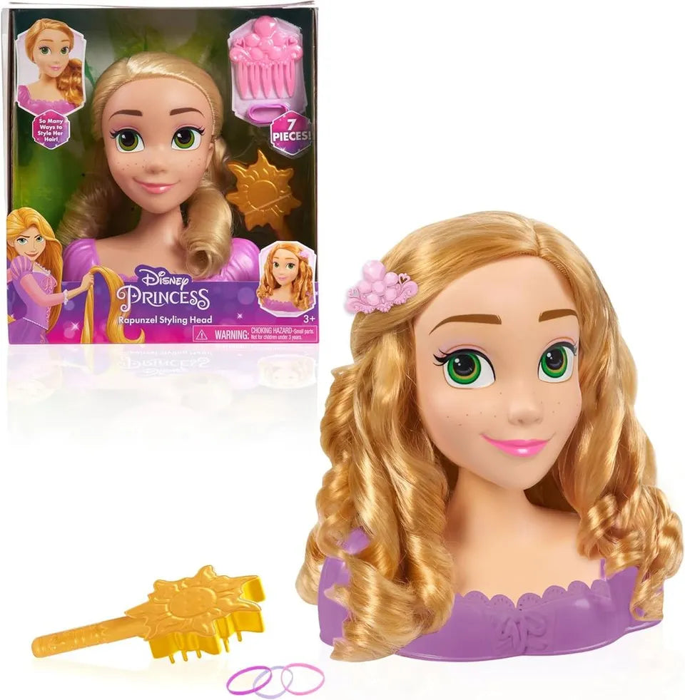 Disney Princess - Rapunzel Styling Head Kit - 7-Piece Set