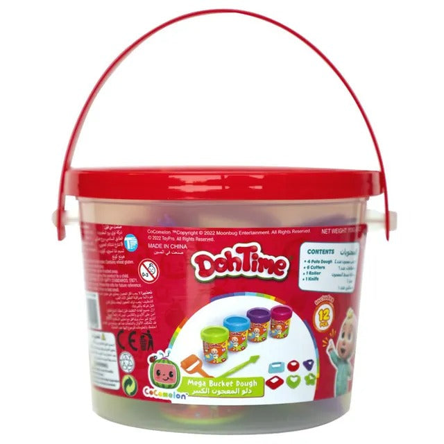 DohTime Cocomelon Mega Dough Bucket with Tools