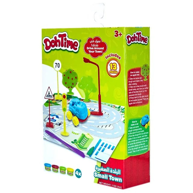 DohTime Mini Small Town Play Dough Set