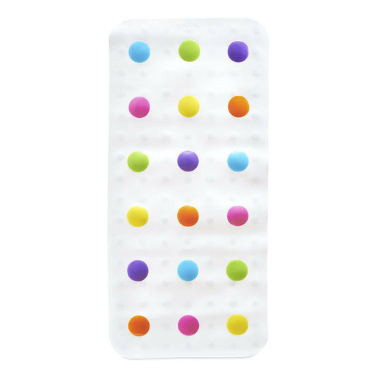 Munchkin Dots Bath Mat for Kids, Multicolored.