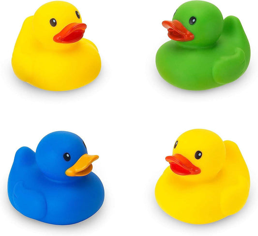 Infantino Duck House, Unisex Multicolor 4-Piece Bath Set.