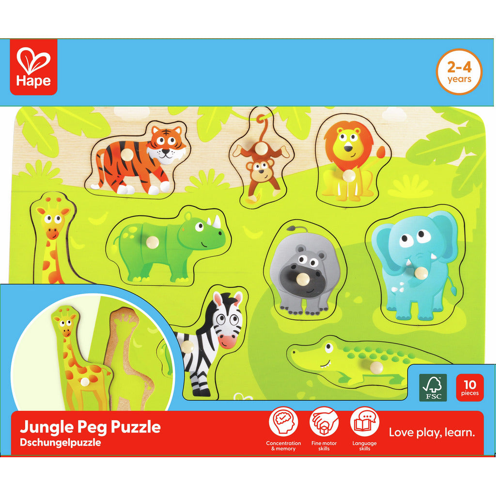Hape Wooden Peg Puzzle