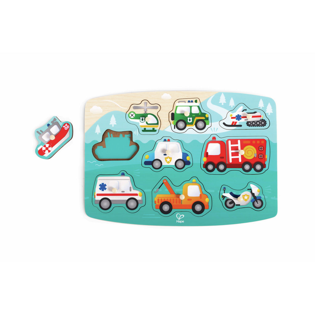 Hape Emergency Peg Puzzle