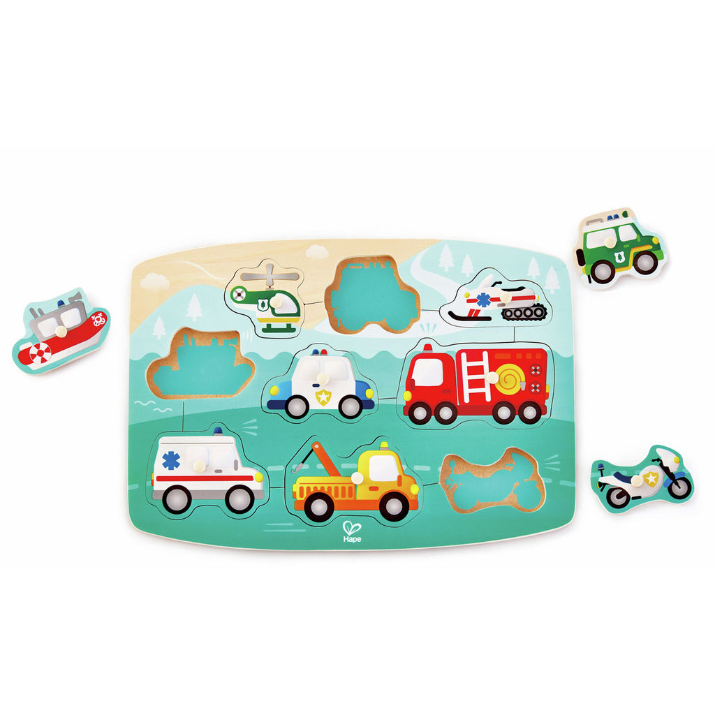 Hape Emergency Peg Puzzle