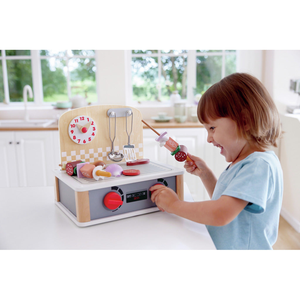 Hape 2 In 1 Kitchen & Grill Set