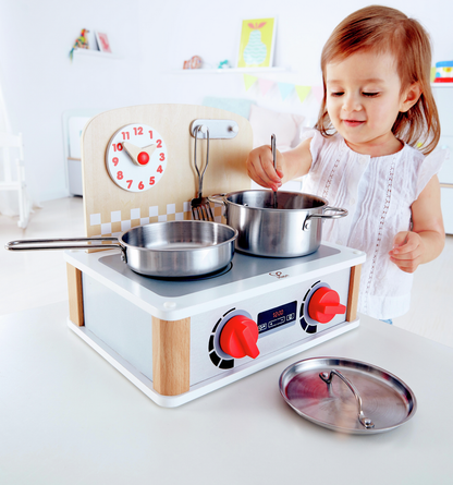 Hape 2 In 1 Kitchen & Grill Set
