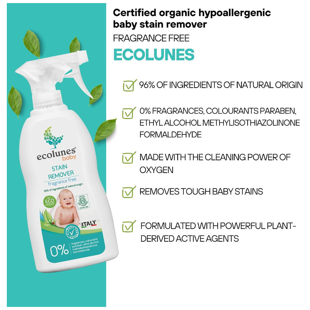 Ecolunes Baby Stain Remover Fragrance Free (300ml)