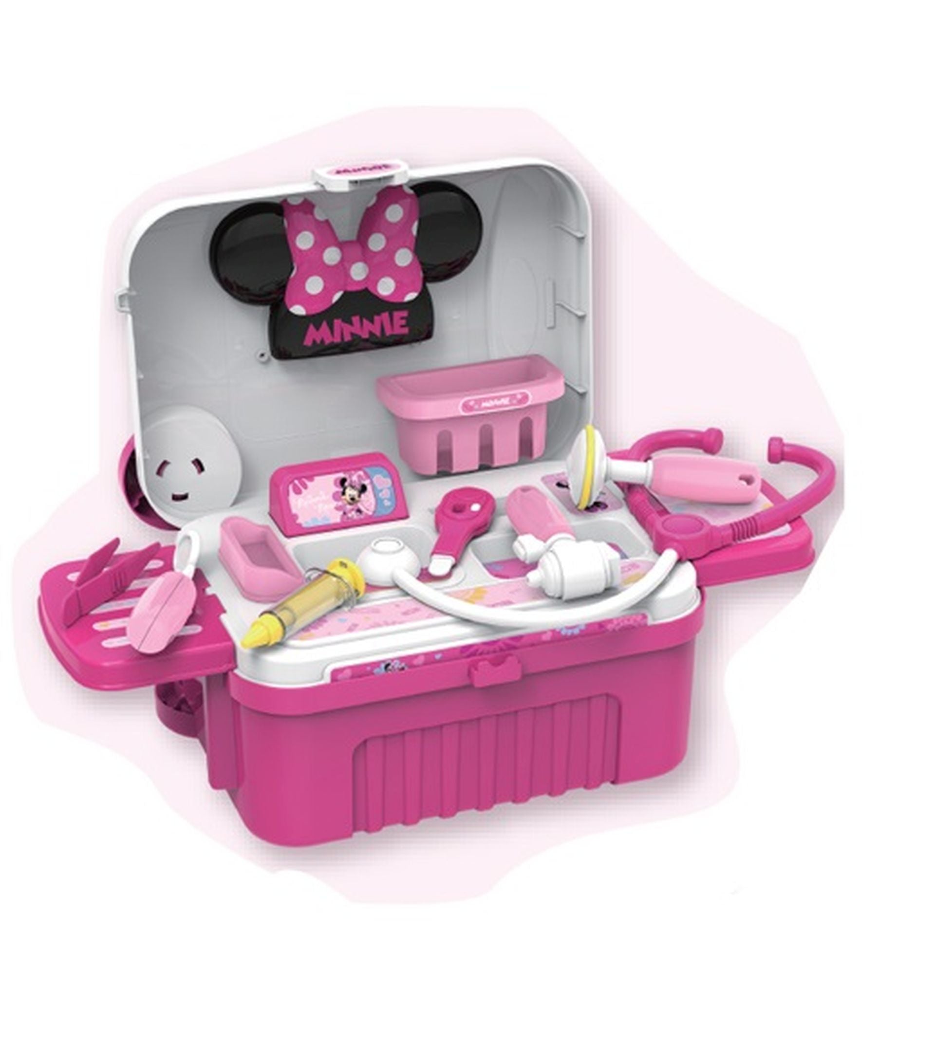Disney Minnie Mouse Doctor Set Trolleycase 3 In 1