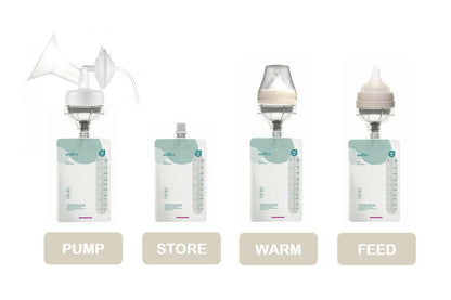 Spectra Easy Milk Storage Bag with Connector.