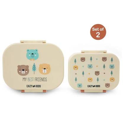 Eazy Kids Bento Lunch Boxes – Friends – 2 Pcs