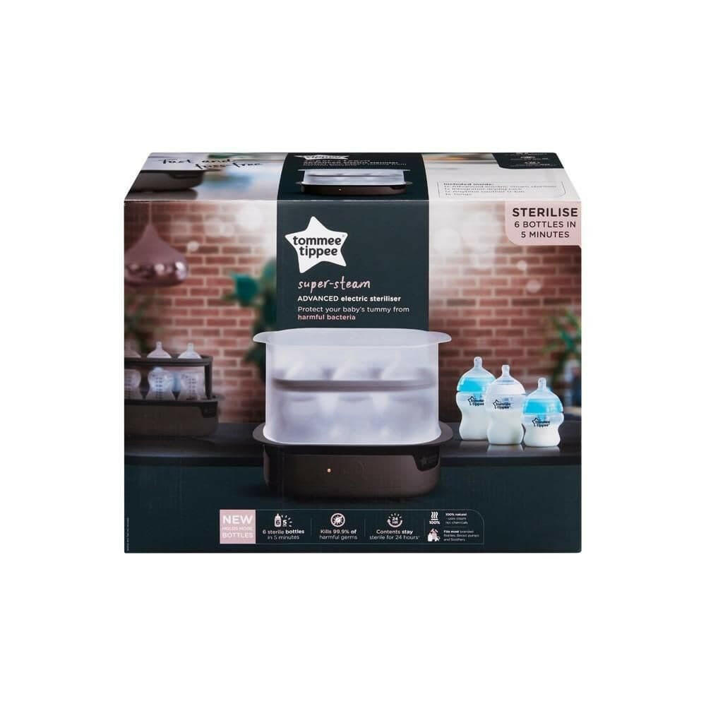 Tommee Tippee Closer to Nature Electric Steam Sterilizer Black.