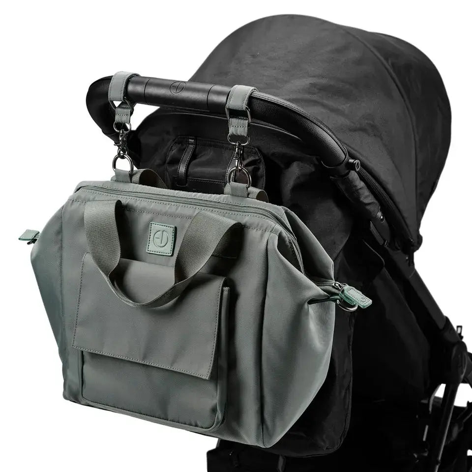 Elodie Wide Frame Multi-Purpose Changing Bag (Hazy Jade)