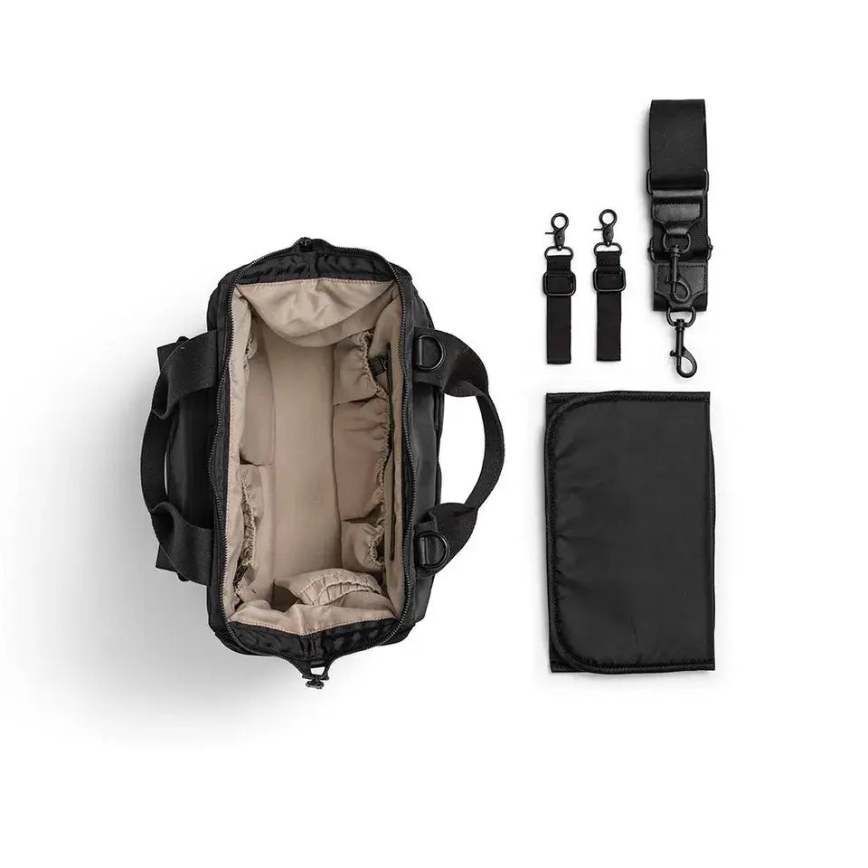 Elodie - Wide Frame Multi-Purpose Changing Bag (Black)