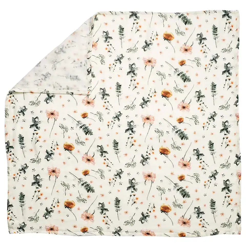 Elodie Details Bamboo Muslin Blanket (Meadow Blossom)