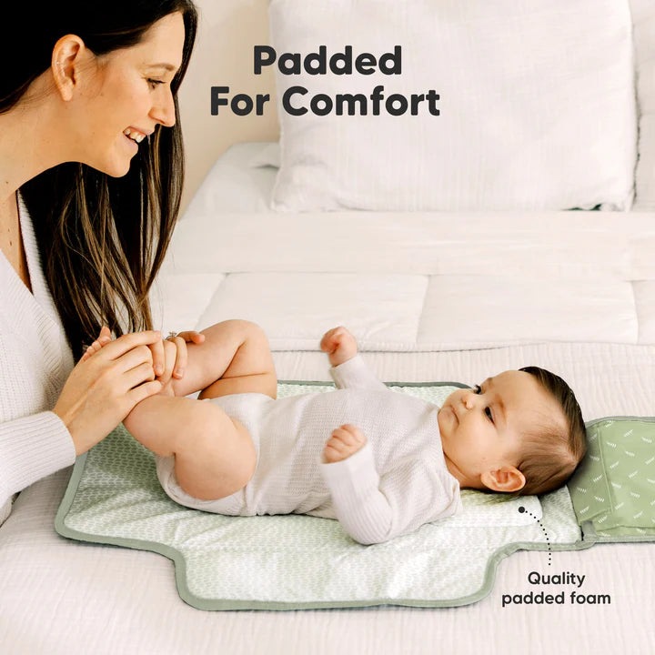 KeaBabies Ezee Diaper Changing Pad, Acacia