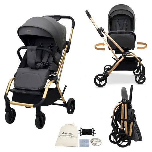 Neobreez Octa 360 Degree Reversible Stroller – Grey