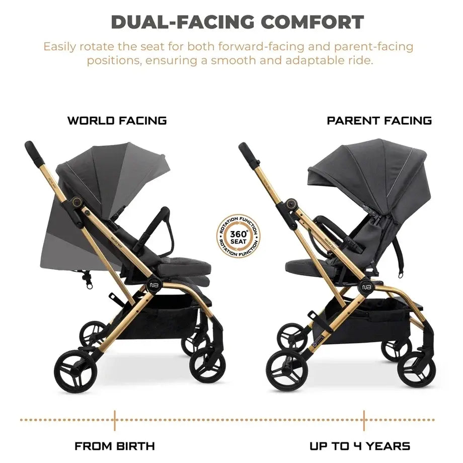 Neobreez Octa 360 Degree Reversible Stroller – Grey