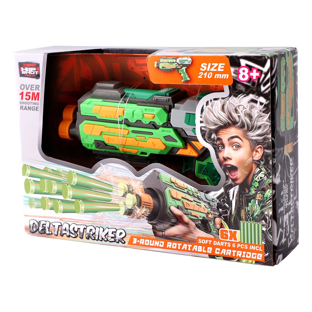 Hip Shot Deltastriker Blaster with 6 Darts