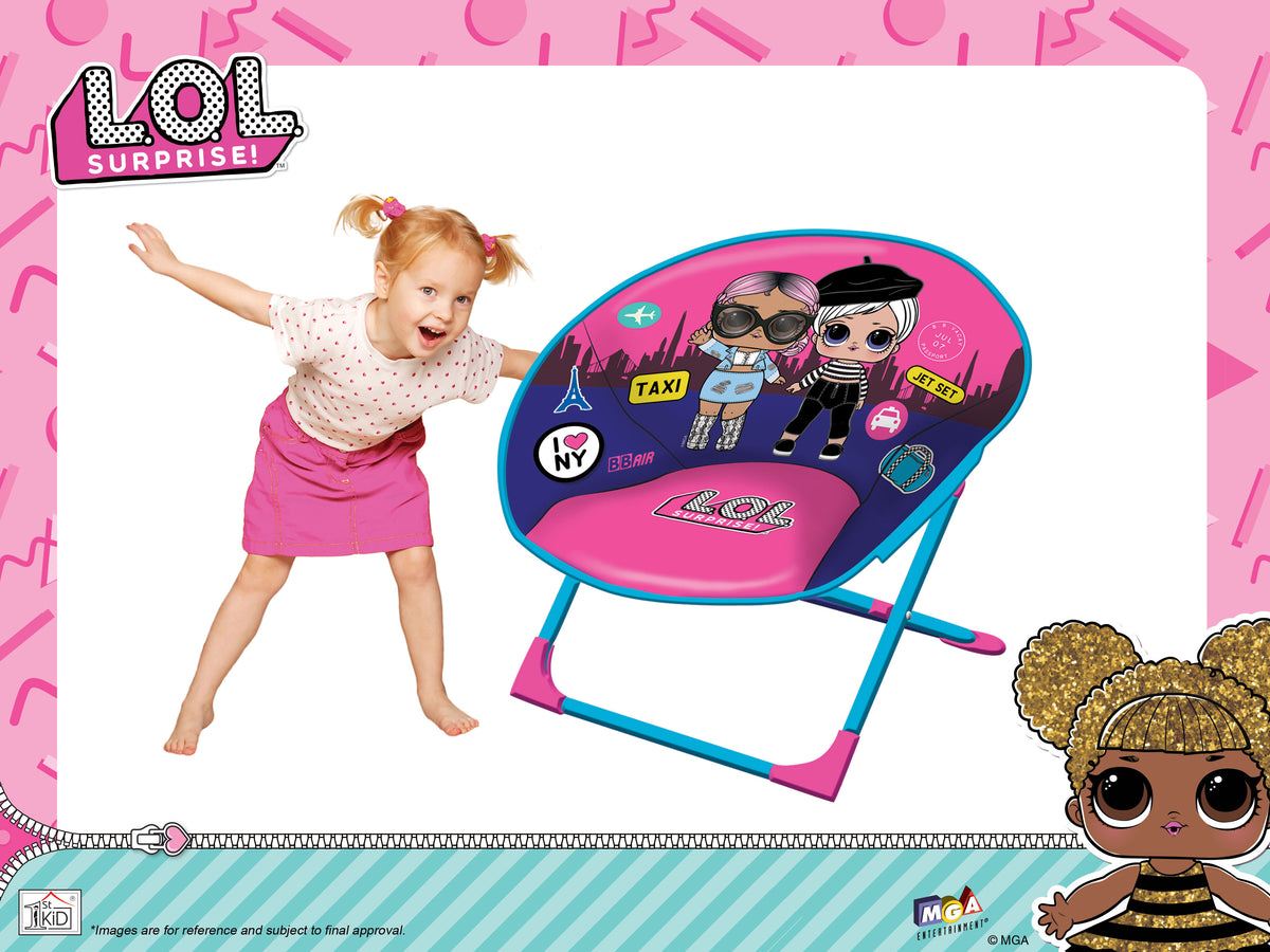 L.O.L. Surprise! - Foldable Moon Chair - Pink & Blue
