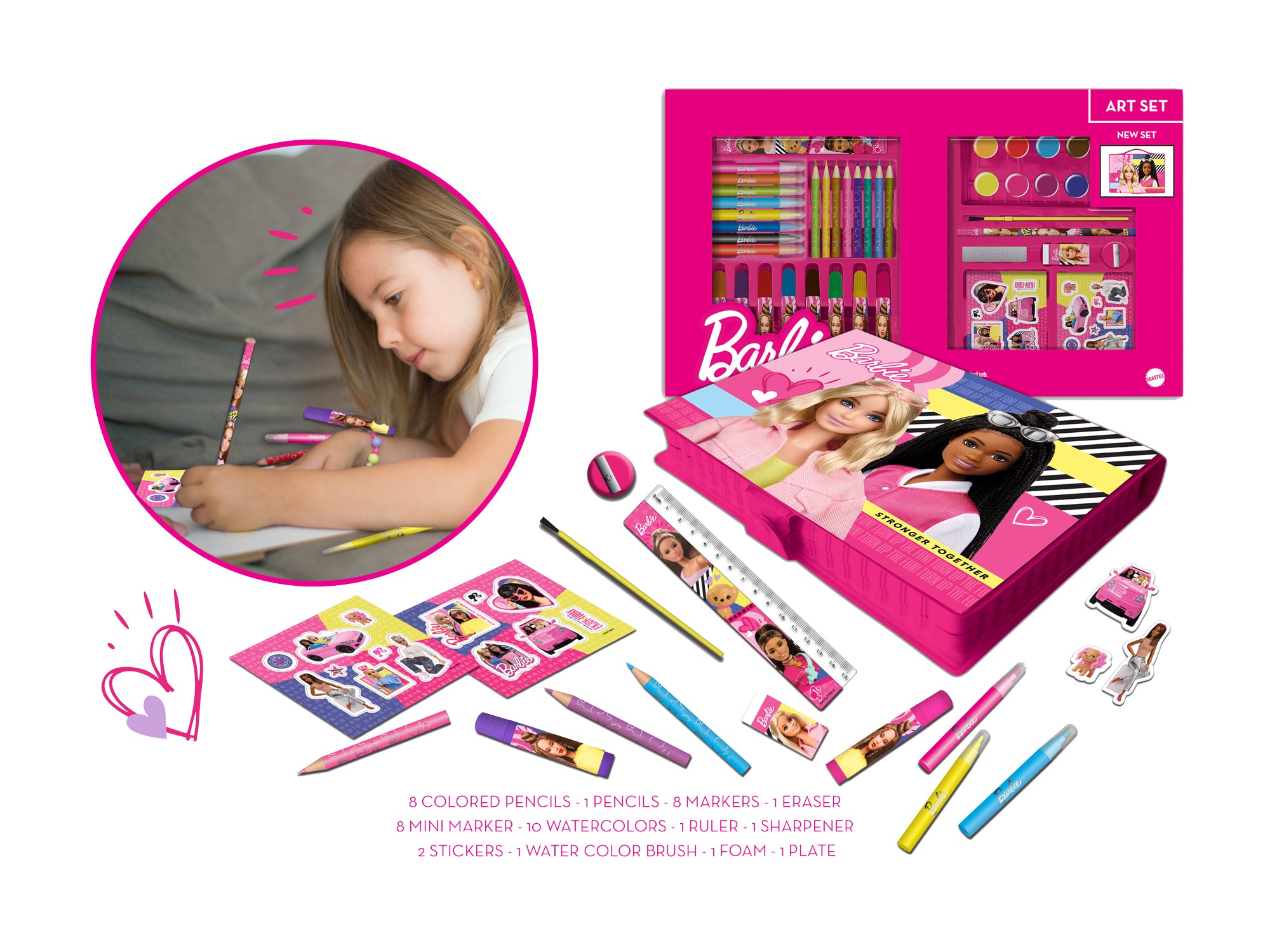 Barbie Art Set