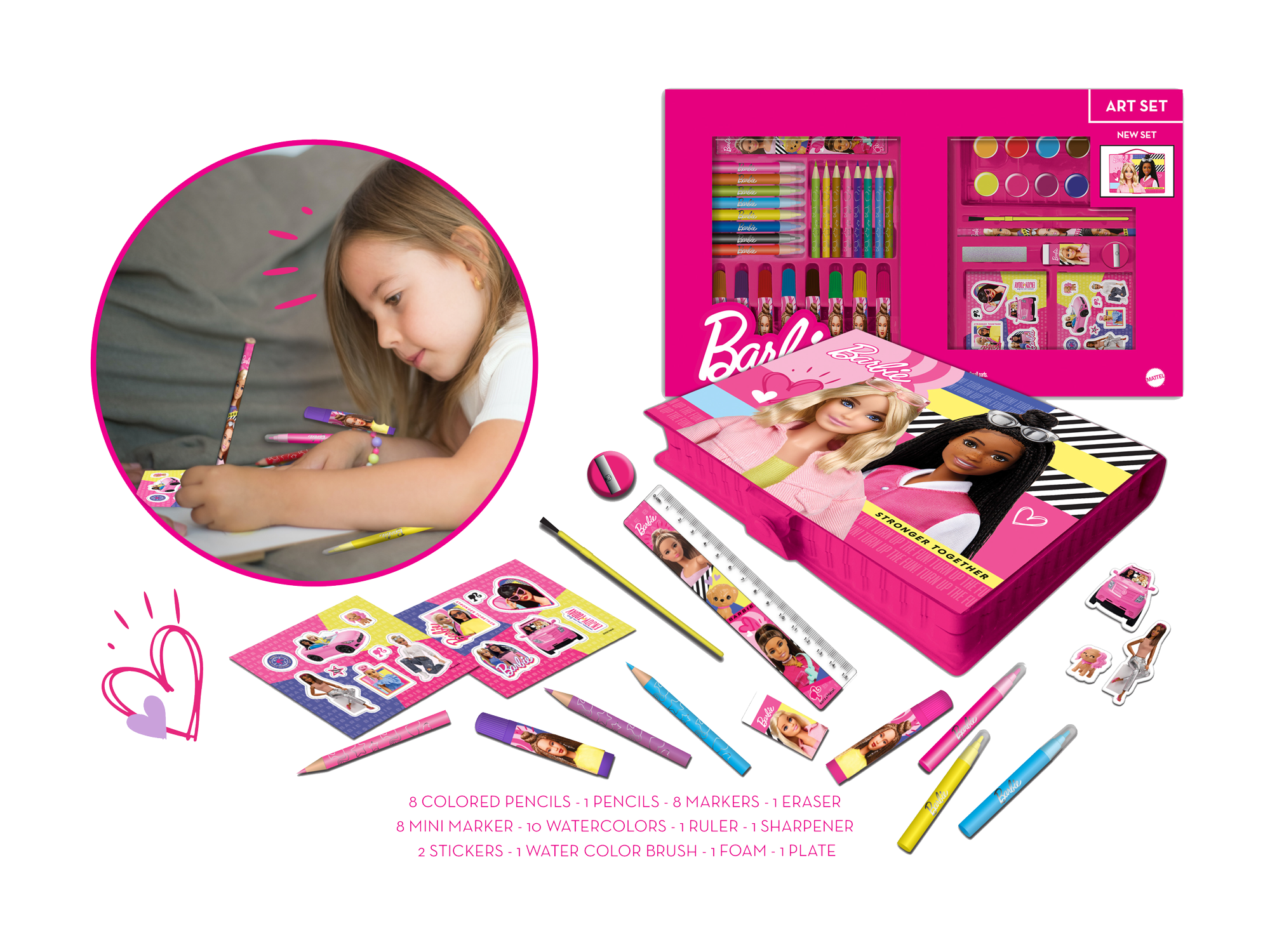 Barbie Art Set