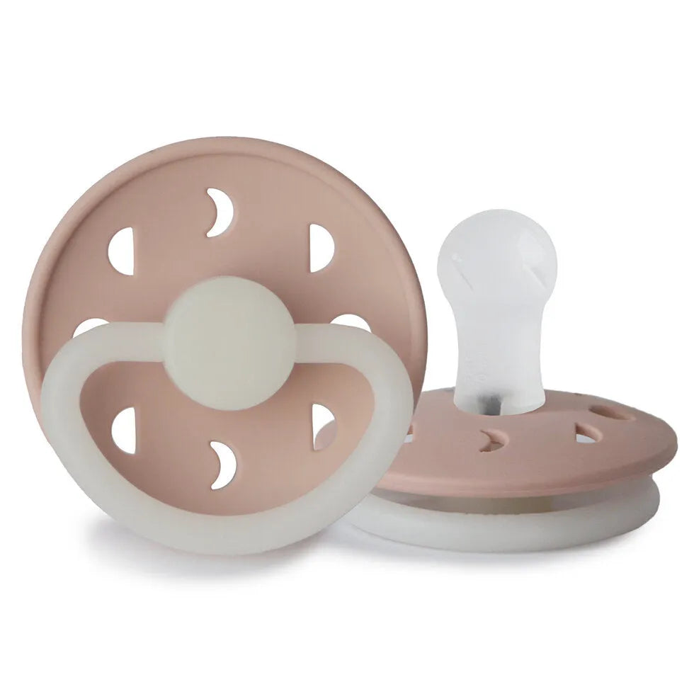 FRIGG Moon Phase Silicone Baby Pacifier Size 1 Night (0-6Months 1 Pack)