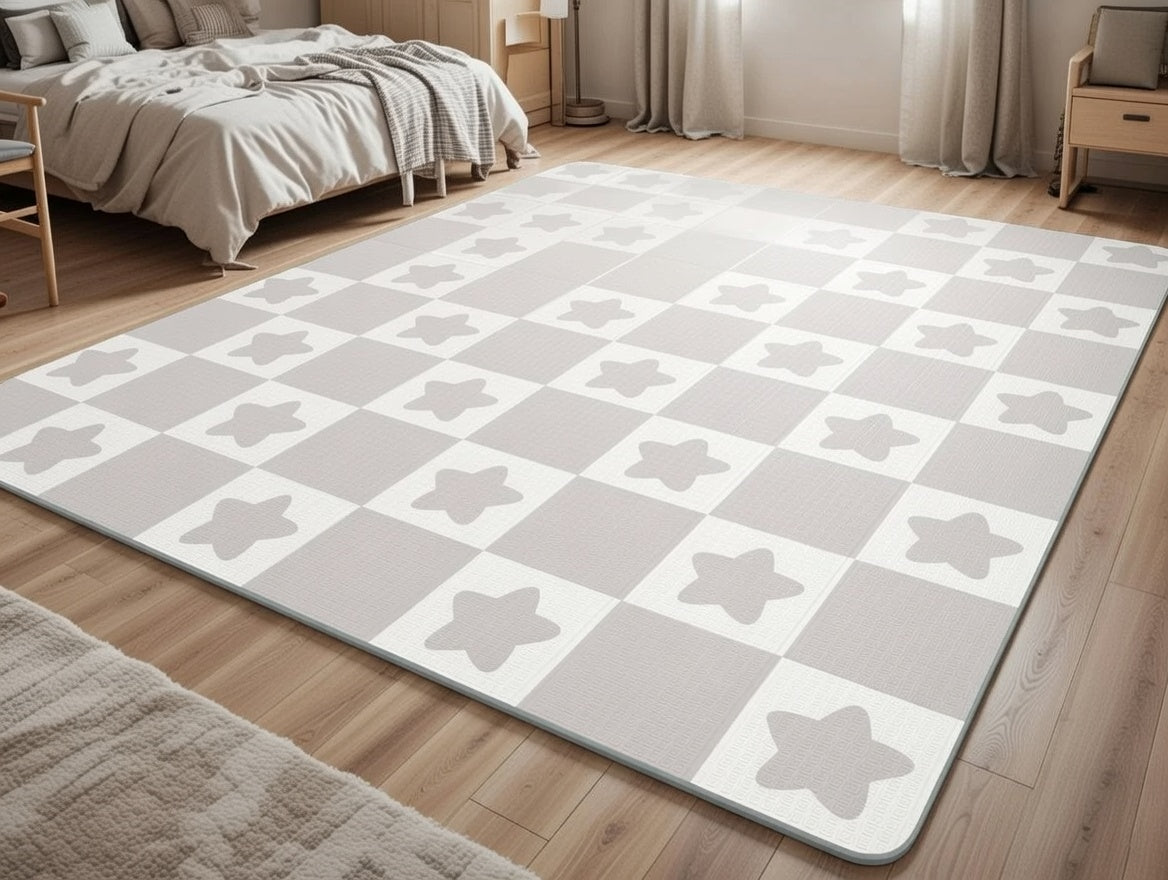 ليتل أنجل بساط ألعاب للأطفال قابل للعكس على شكل أحجية ( 150 x 200 x 1.5 CM )