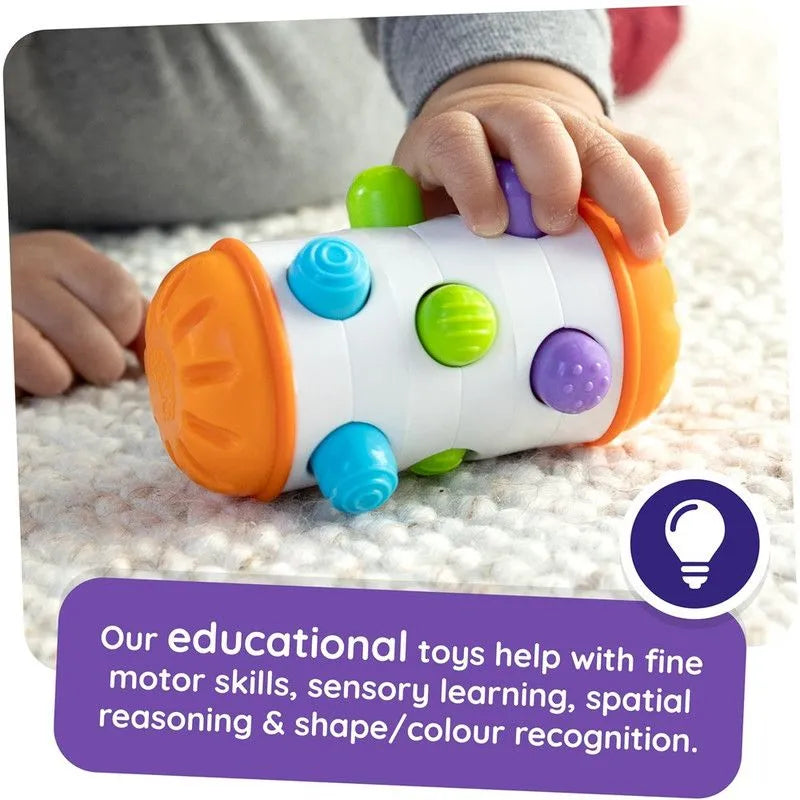 Fat Brain Rolio Pegs Rattle Toy