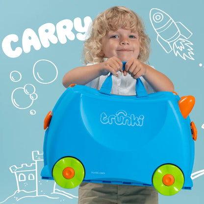 Trunki Ride On Kids Suitcase (Tipu Tiger Orange)