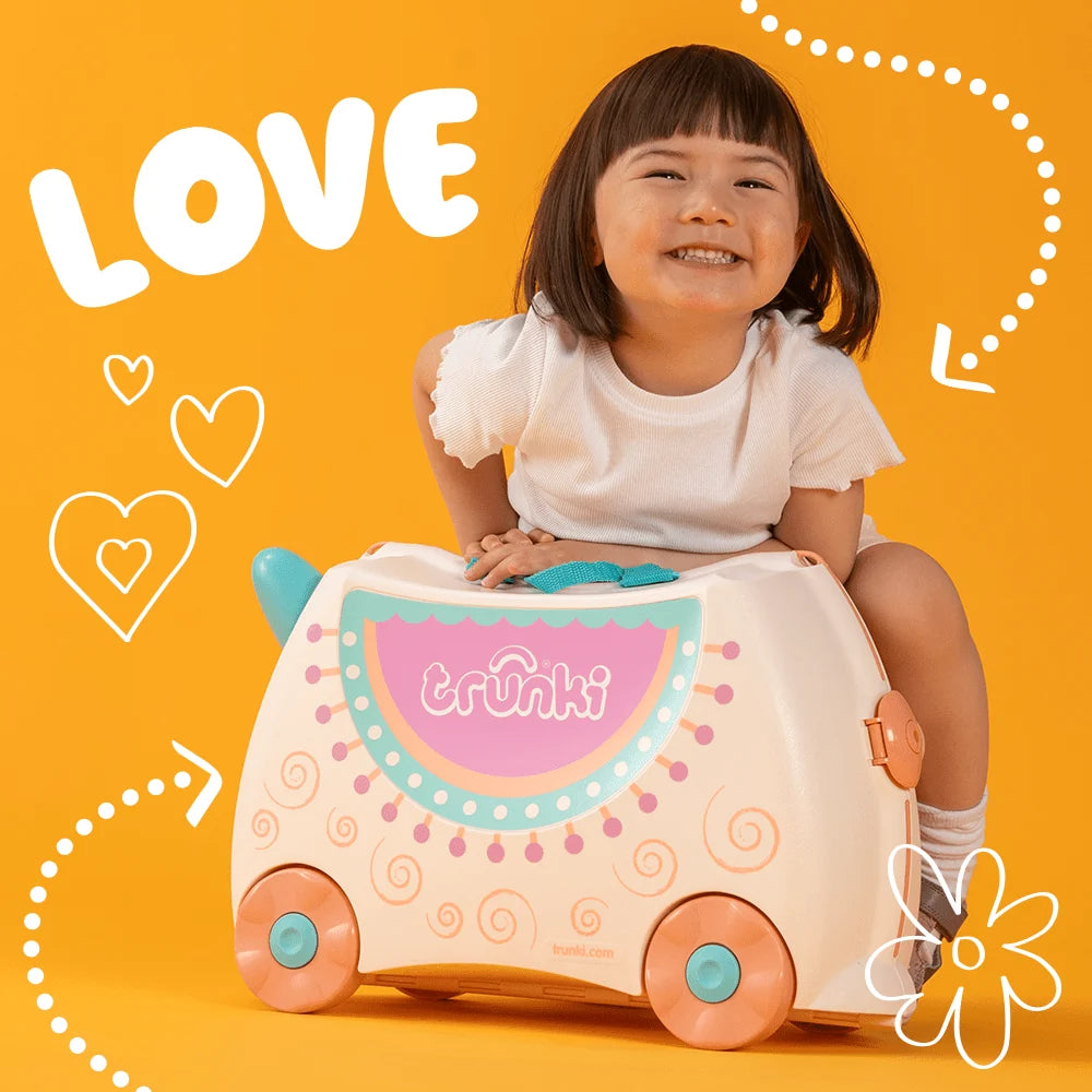 Trunki Ride On Kids Suitcase (Tipu Tiger Orange)