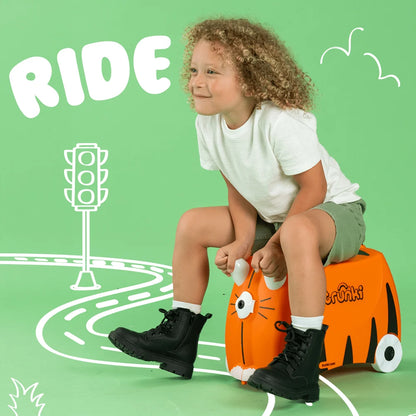 Trunki Ride On Kids Suitcase (Tipu Tiger Orange)