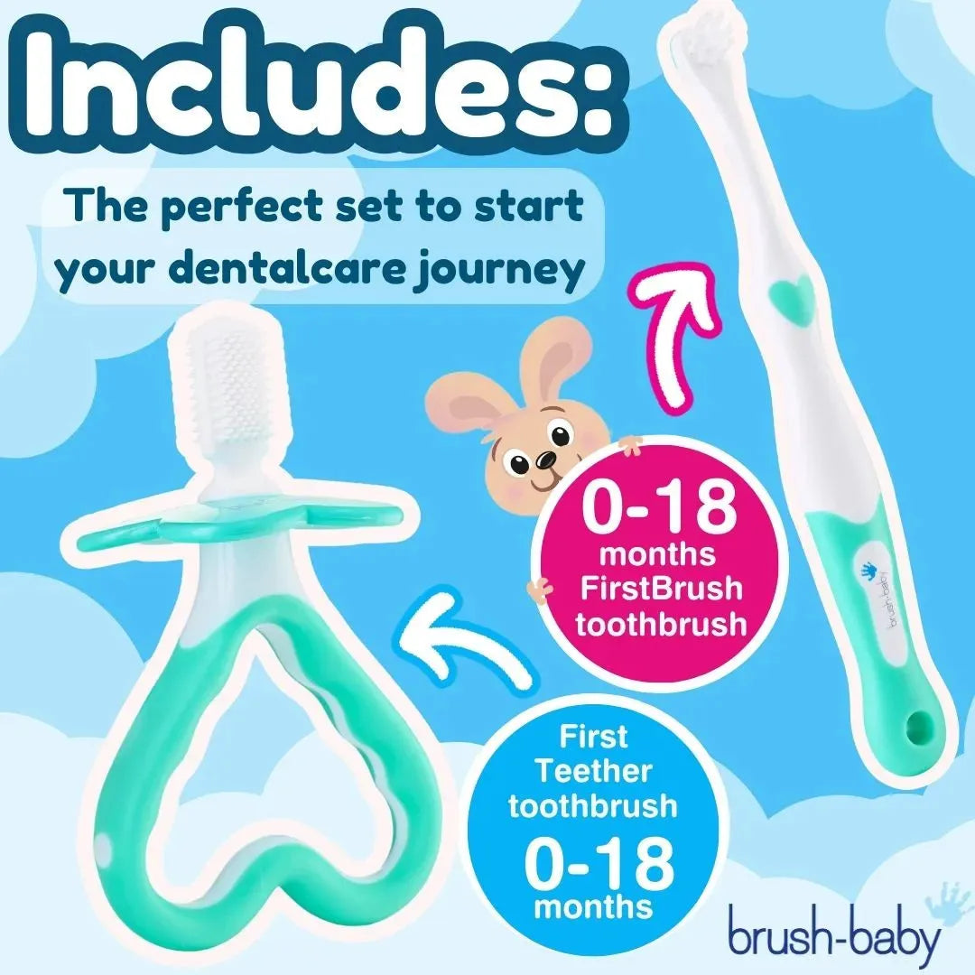 Brush-Baby First Brush Teether Set