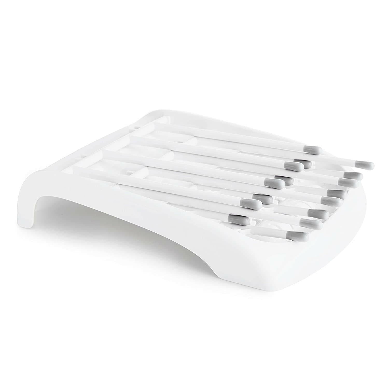 Munchkin Fold Baby Bottle Countertop Drying Rack, White.