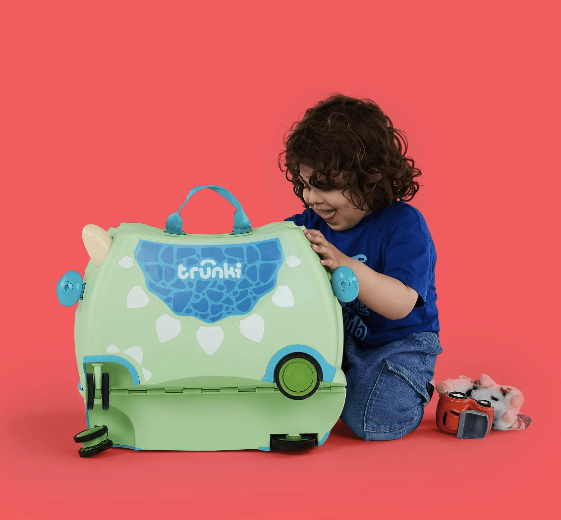 Trunki Ride On Kids Suitcase (Cassie Cat Pink)