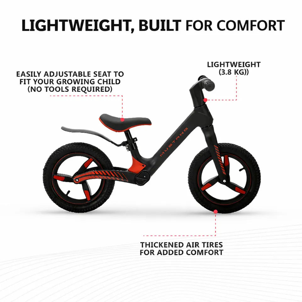 Ford Mustang - Kids Sporty Lightweight Zoomer Bike