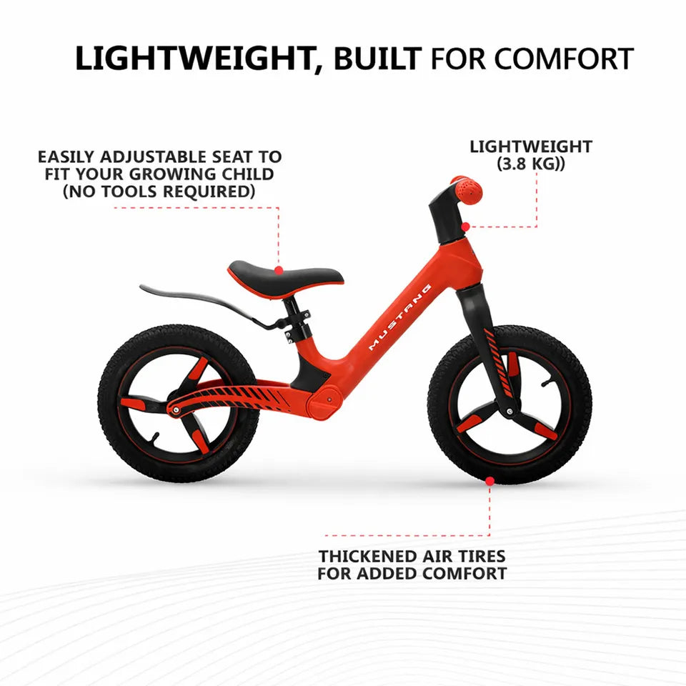 Ford Mustang - Kids Sporty Lightweight Zoomer Bike