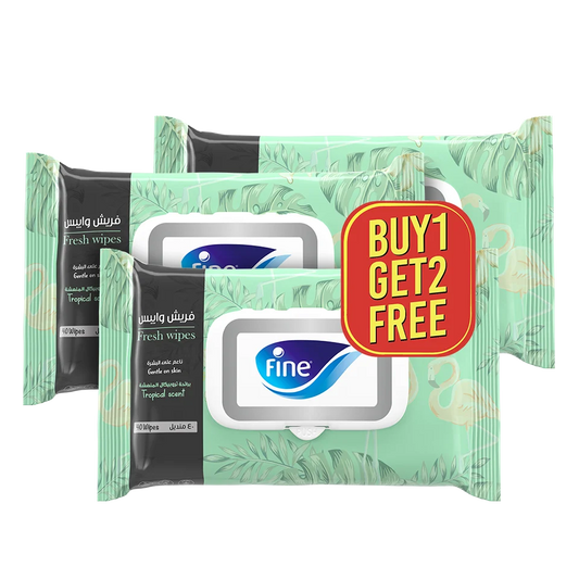 Fine Tropical Wet Wipes 40 Sheet 1 Plus 2 Free