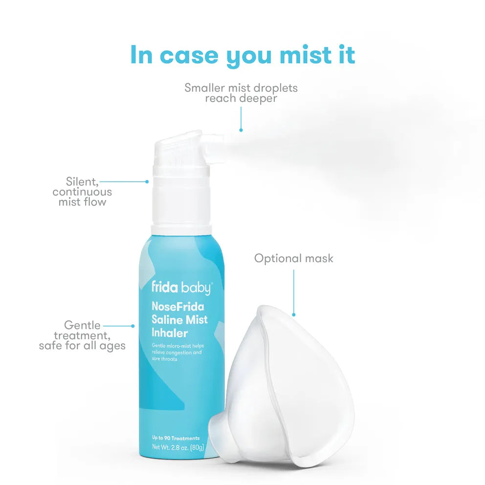 Frida Baby NoseFrida Saline Mist Nasal Inhaler & Mask