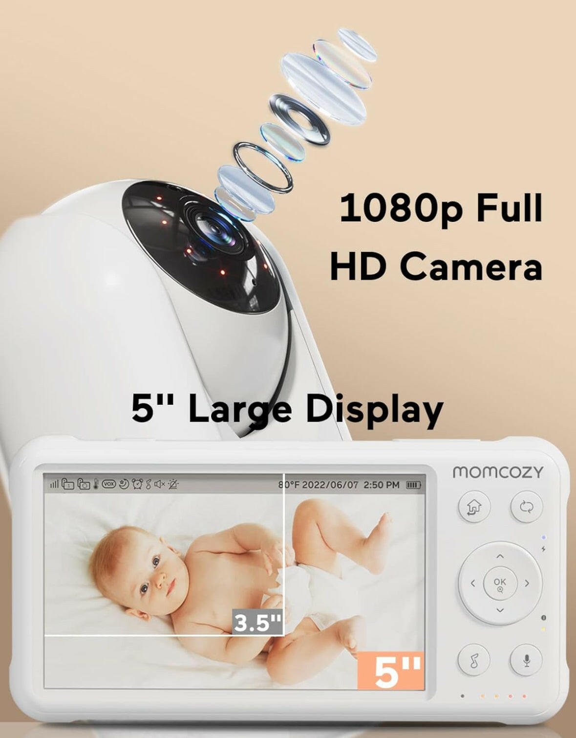 Momcozy Camera for Baby Monitoring Qatar Moms - Main Image
