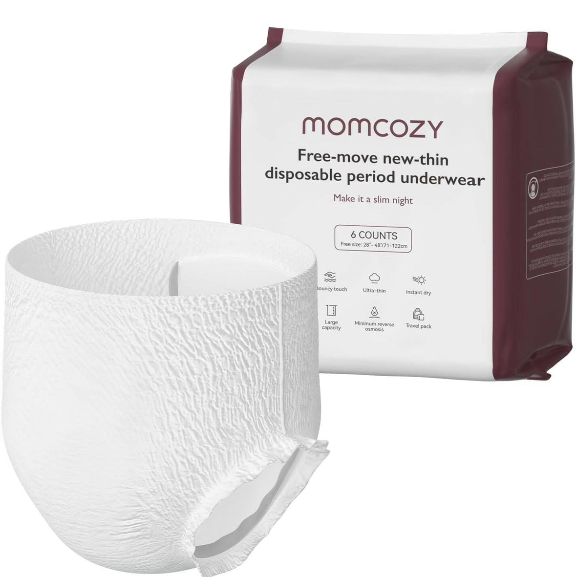 Momcozy Postpartum Disposable Underwear, 6 PCS