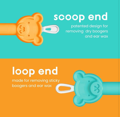 Oogiebear Baby Nose Cleaner & Ear Wax Removal Tool - Safe Booger & Earwax Removal for Newborns, Infants, Toddlers